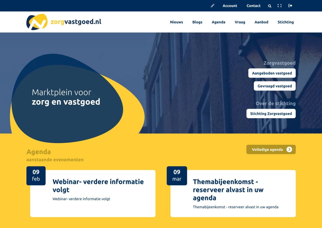 Zorgvastgoed screenshot