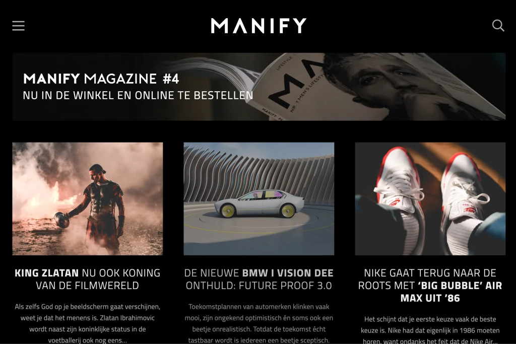 Manify screenshot
